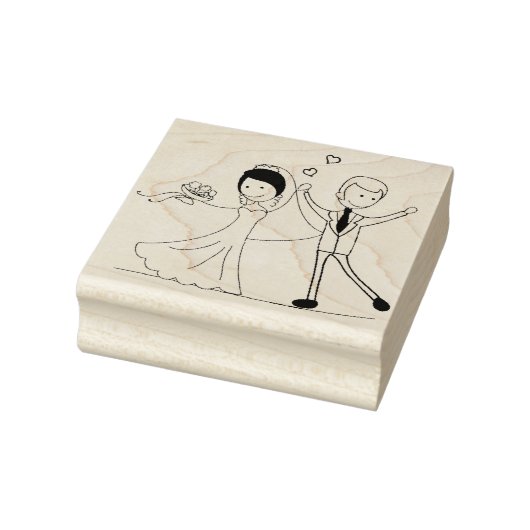 Tampons Encreurs Timbre en caoutchouc de mariée et de chambre (Tampon)