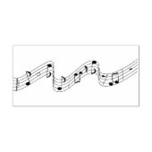 Tampons Encreurs Timbre en caoutchouc de musique (Impression)