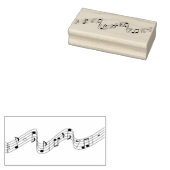 Tampons Encreurs Timbre en caoutchouc de musique (Tamponné)