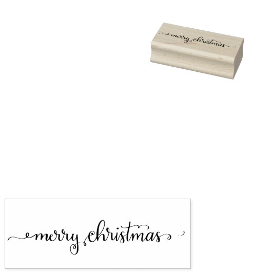 Tampons Encreurs Timbre en caoutchouc de Noël Joyeux et Lettres à l (Tamponné)
