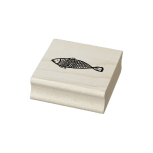 Tampons Encreurs Timbre en caoutchouc de poisson, Timbre de poisson