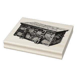 Tampons Encreurs Timbre en caoutchouc de poitrine vintage au trésor