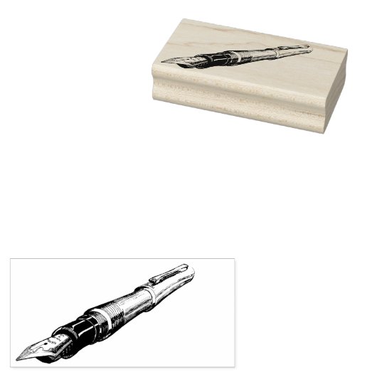 Tampons Encreurs Timbre en caoutchouc de stylo fontaine (Tamponné)