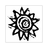 Tampons Encreurs Timbre en caoutchouc de Sun ou de tournesol (Impression)