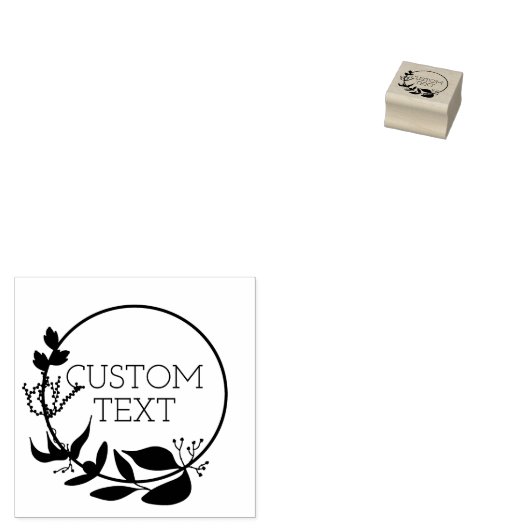 Tampons Encreurs Timbre en caoutchouc de texte personnalisé (Tamponné)