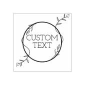 Tampons Encreurs Timbre en caoutchouc de texte personnalisé (Impression)