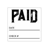 Tampons Encreurs Timbre en caoutchouc d'entreprise payé (Impression)