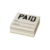 Tampons Encreurs Timbre en caoutchouc d'entreprise payé (Tampon)