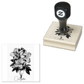 Tampons Encreurs Timbre en caoutchouc des fleurs d'Azalea (Tamponné)