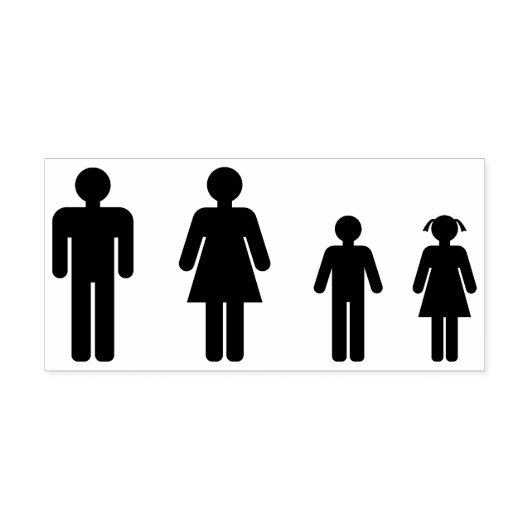 Tampons Encreurs Timbre en caoutchouc des gens (Impression)