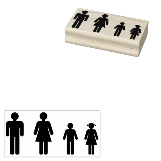 Tampons Encreurs Timbre en caoutchouc des gens (Tamponné)