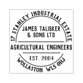 Tampons Encreurs Timbre en caoutchouc des ingénieurs agricoles (Impression)