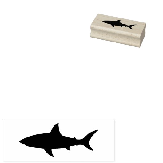 Tampons Encreurs Timbre en caoutchouc design pour requins tendance (Tamponné)