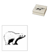 Tampons Encreurs Timbre en caoutchouc d'ours polaire (Tamponné)