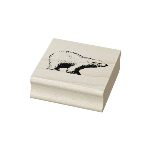Tampons Encreurs Timbre en caoutchouc d'ours polaire (Tampon)