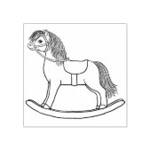Tampons Encreurs Timbre en caoutchouc du Cheval Rocheux mignon (Impression)