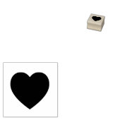 Tampons Encreurs Timbre en caoutchouc du coeur (Tamponné)
