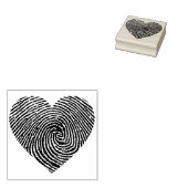 Tampons Encreurs Timbre en caoutchouc du coeur du doigt (Tamponné)