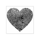 Tampons Encreurs Timbre en caoutchouc du coeur du doigt (Impression)