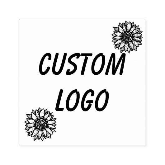 Tampons Encreurs Timbre en caoutchouc du logo personnalisé (Impression)