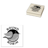 Tampons Encreurs Timbre en caoutchouc du logo Round Robin (Tamponné)
