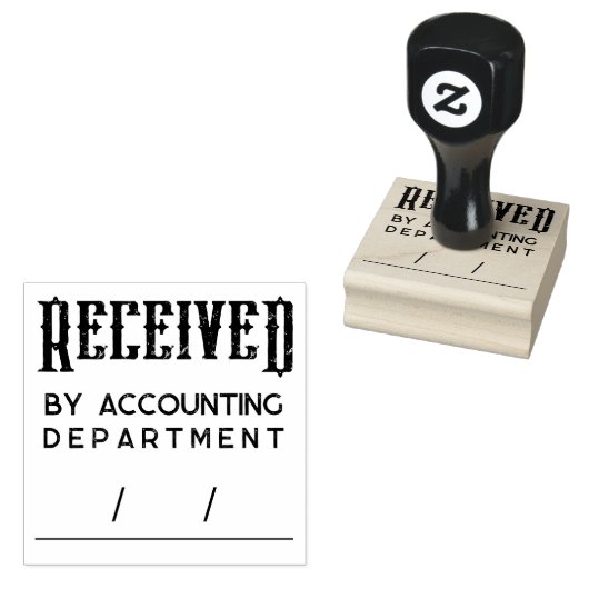 Tampons Encreurs Timbre en caoutchouc du service personnalisé reçu (Tamponné)