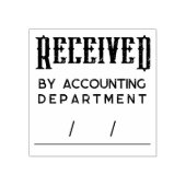Tampons Encreurs Timbre en caoutchouc du service personnalisé reçu (Impression)