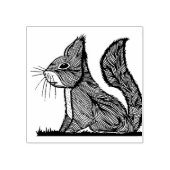 Tampons Encreurs Timbre en caoutchouc écureuil (Impression)