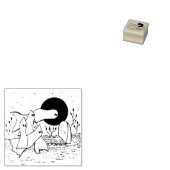 Tampons Encreurs Timbre en caoutchouc Éffrayant Halloween (Tamponné)