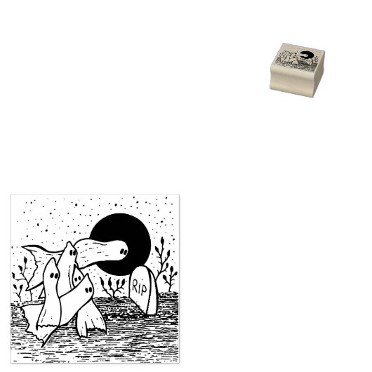 Tampons Encreurs Timbre en caoutchouc Éffrayant Halloween (Tamponné)