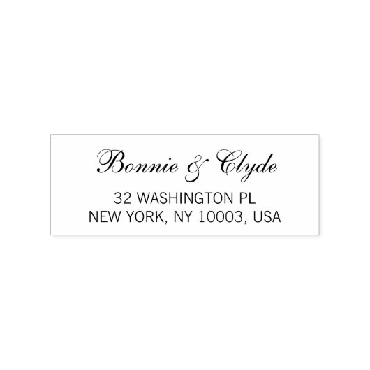 Tampons Encreurs Timbre En Caoutchouc Élégant Pour Étiquette de adr (Tamponné)