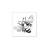 Tampons Encreurs Timbre en caoutchouc en bois d'abeille mignonne (Impression)