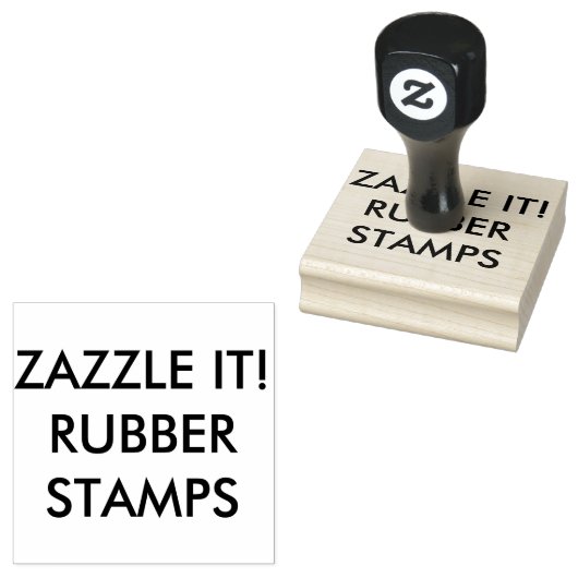 Tampons Encreurs Timbre en caoutchouc en bois personnalisé de 2,5 p (Tamponné)