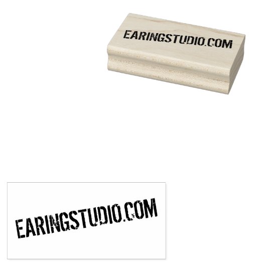 Tampons Encreurs Timbre en caoutchouc en bois - Site web (Tamponné)