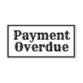 Tampons Encreurs Timbre en caoutchouc en retard de paiement (Impression)