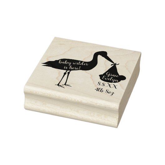 Tampons Encreurs Timbre en caoutchouc Faire-part de naissance de la (Tampon)