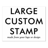 Tampons Encreurs Timbre en caoutchouc grand format personnalisé pou (Impression)