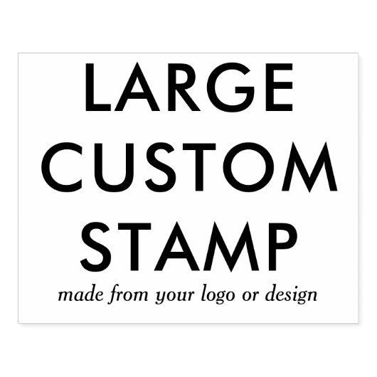 Tampons Encreurs Timbre en caoutchouc grand format personnalisé pou (Impression)