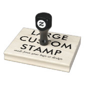 Tampons Encreurs Timbre en caoutchouc grand format personnalisé pou (Tampon)