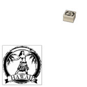 Tampons Encreurs Timbre en caoutchouc Hawaii Travel Hula Dancer (Tamponné)