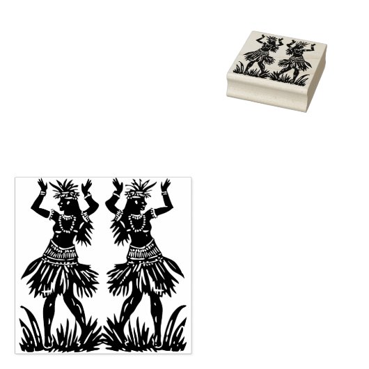 Tampons Encreurs Timbre en caoutchouc Hula Dancer (Tamponné)