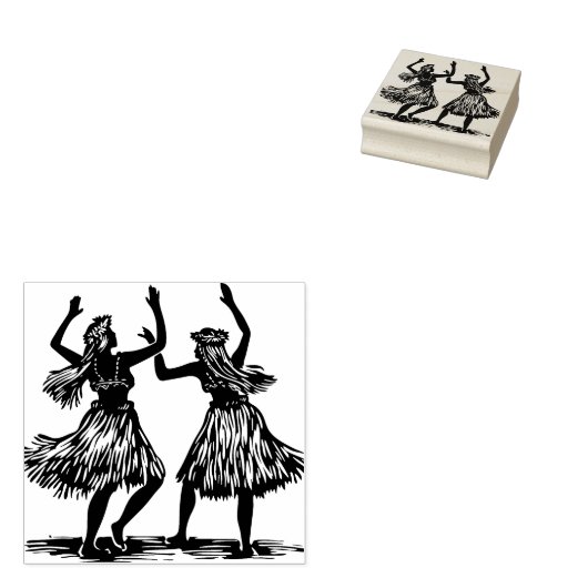 Tampons Encreurs Timbre en caoutchouc Hula Dancer (Tamponné)