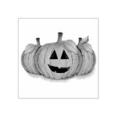 Tampons Encreurs Timbre en caoutchouc Jack-o'-lantern Citrouille (Impression)