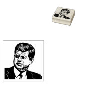 Tampons Encreurs Timbre en caoutchouc John F Kennedy (Tamponné)