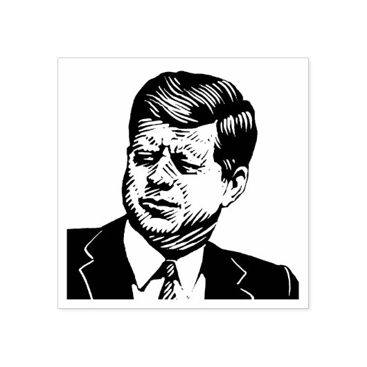 Tampons Encreurs Timbre en caoutchouc John F Kennedy (Impression)
