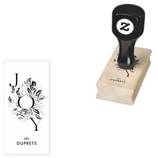 Tampons Encreurs Timbre en caoutchouc Joy Botanique (Tamponné)