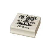 Tampons Encreurs Timbre en caoutchouc Kauai Danseuse hawaïenne Palm (Tampon)