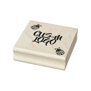 Tampons Encreurs Timbre en caoutchouc Ladybug sur logo personnalis