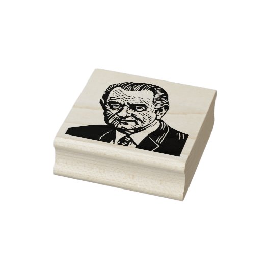 Tampons Encreurs Timbre en caoutchouc Lyndon Johnson (Tampon)