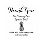 Tampons Encreurs Timbre en caoutchouc Mariage Merci personnalisé an (Impression)